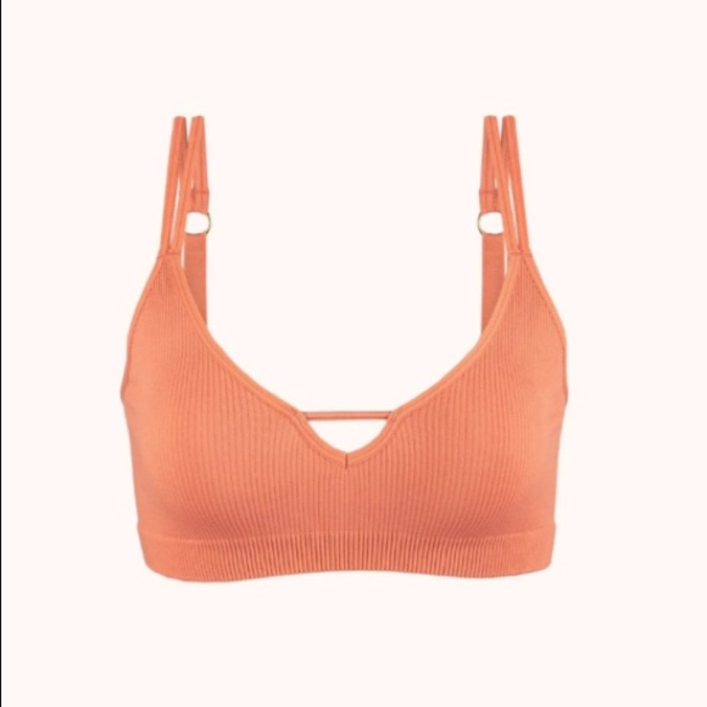 Skinny strap Lively bralette in Terra Cotta